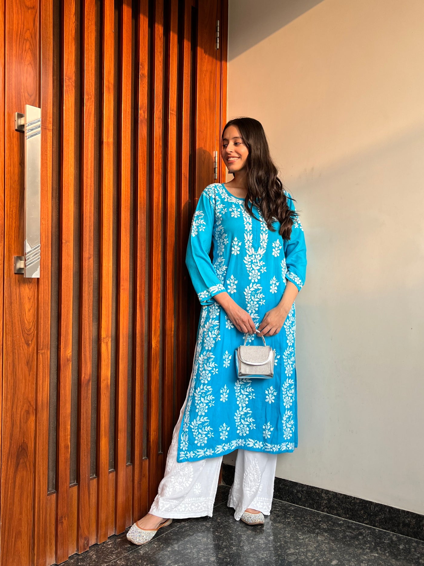 Nishtha Seth in Noor rayon designer kurta RangrezaEthnic 