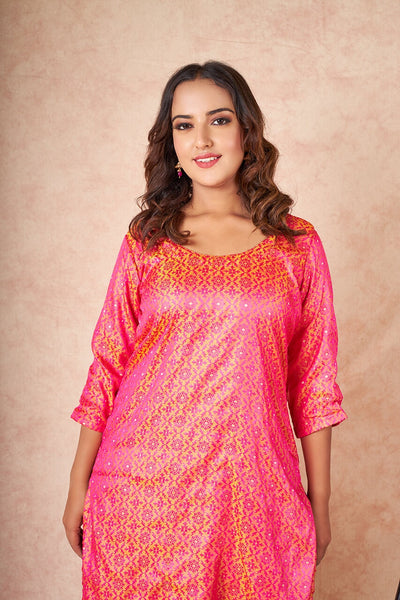 Ruhi banarsi silk kurta RangrezEthnic 