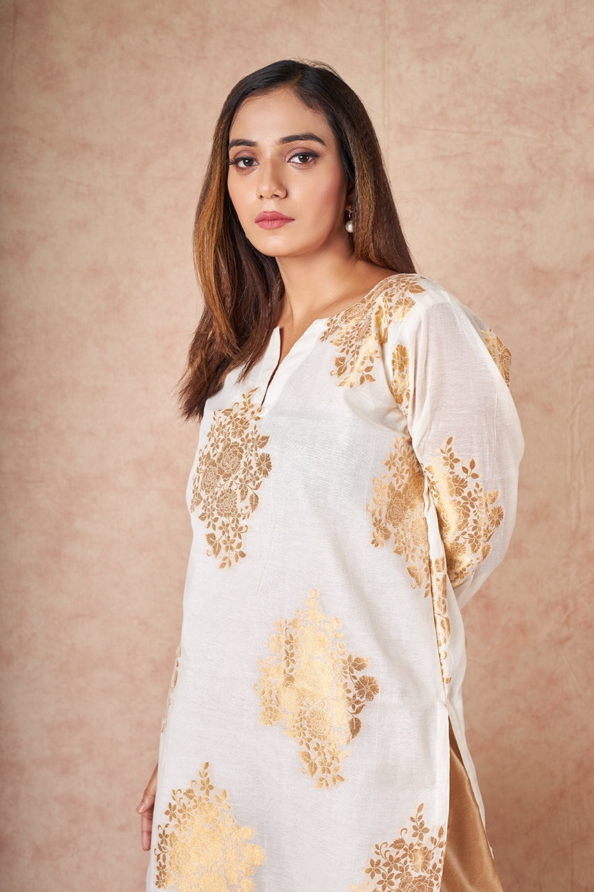 Raunak banarsi silk kurta RangrezEthnic 