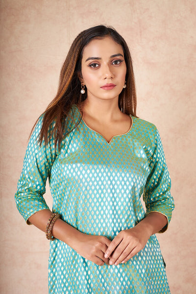 Banno banarsi silk kurta RangrezEthnic 