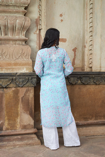 Eliza georgette kurta with inner (Set of 2) RangrezaEthnic 