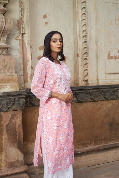 Eliza georgette kurta with inner (Set of 2) RangrezaEthnic 