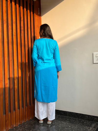 Zaina rayon kurta RangrezaEthnic 