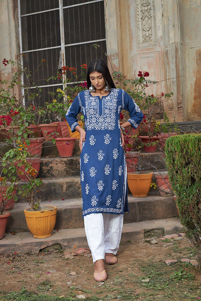 Nayala modal kurta RangrezaEthnic Blue XS 