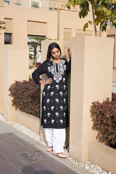 Zaina rayon kurta RangrezaEthnic 