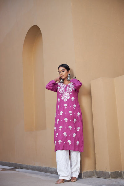 Zaina rayon kurta RangrezaEthnic 