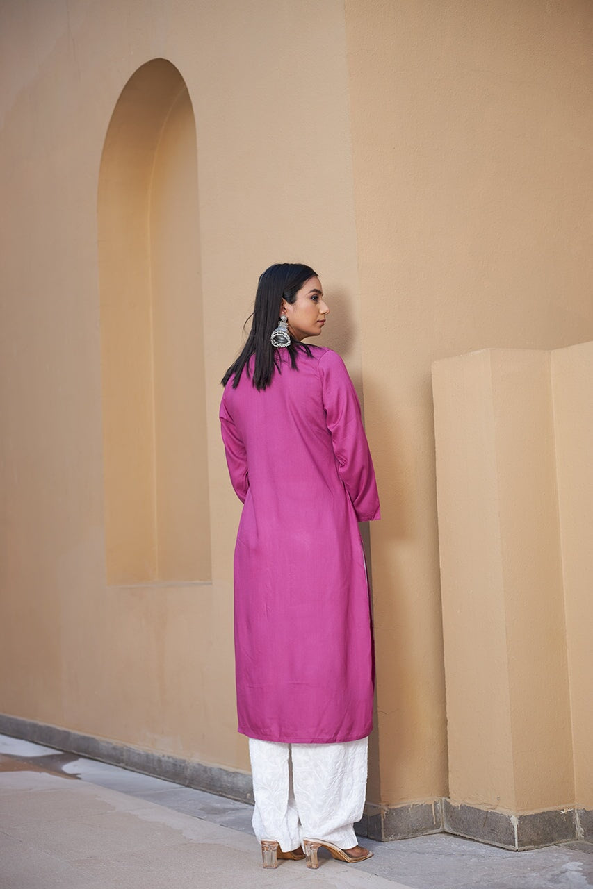 Zaina rayon kurta RangrezaEthnic 