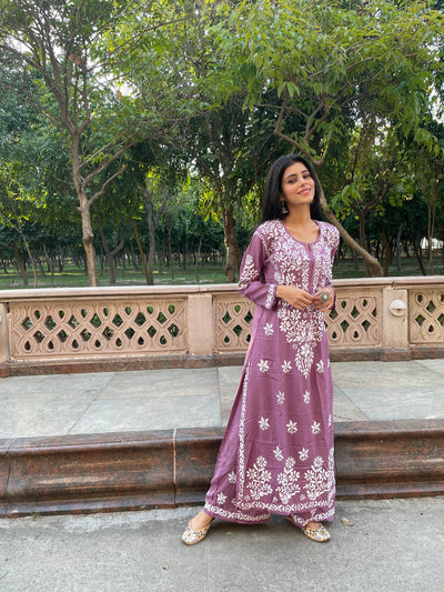 Kashaf modal set RangrezaEthnic Wine XS 
