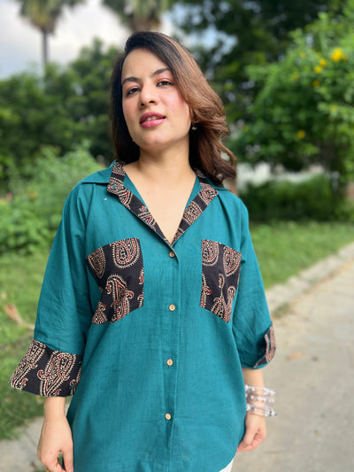 Ajrakh Freedom Shirts