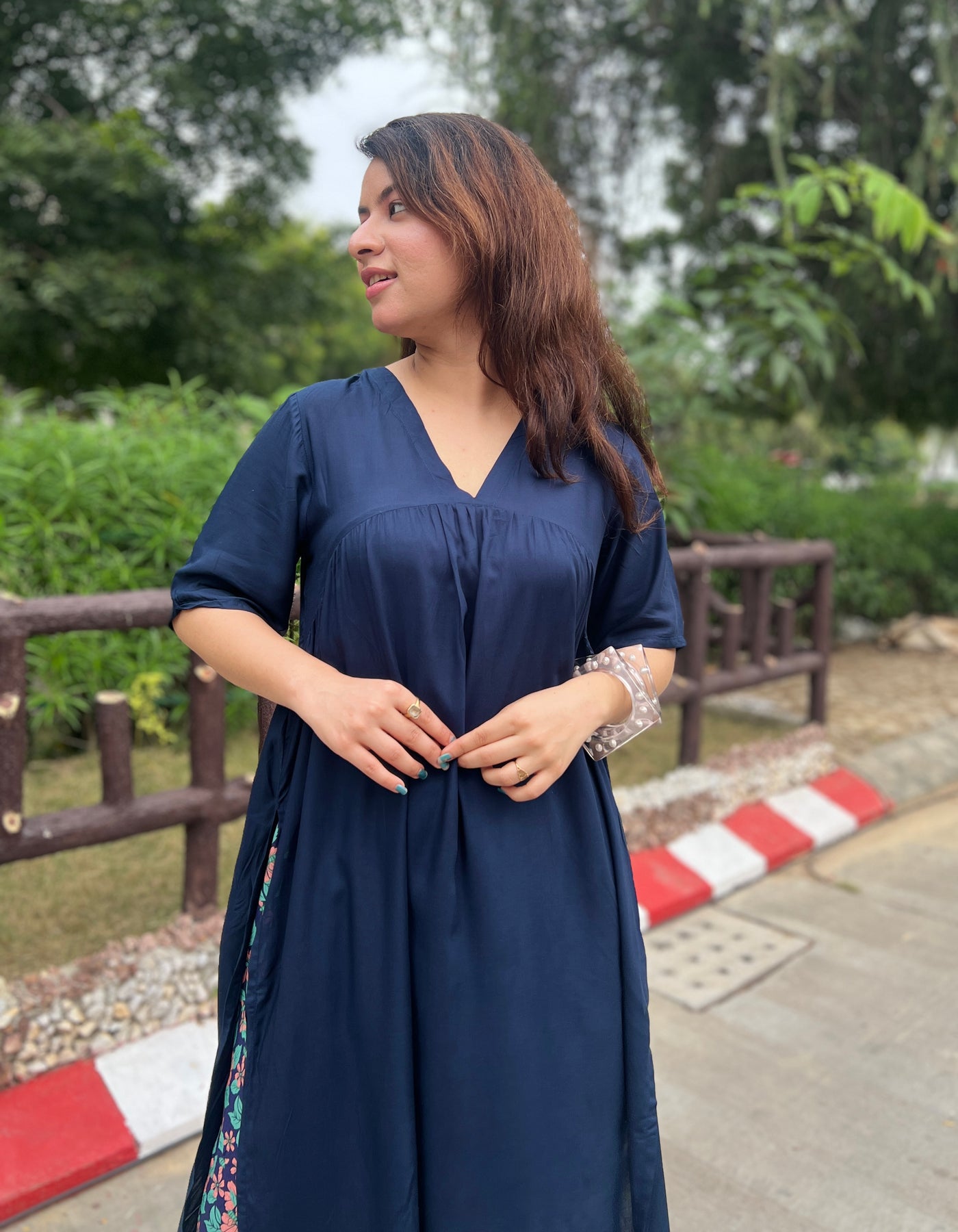 Blue Beatles kurta set