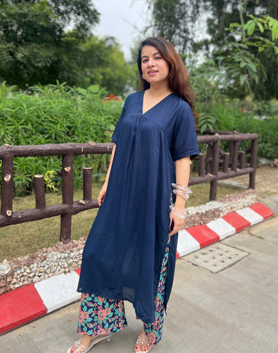 Blue Beatles kurta set