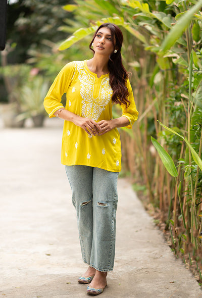 Marigold Short kurta