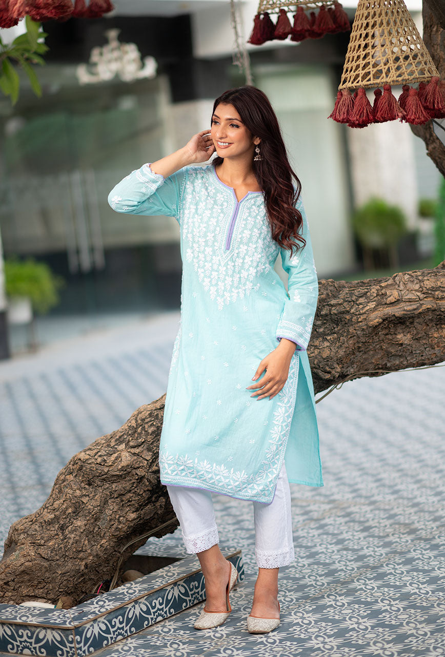 Summer Blush Kurta – RangrezaEthnic