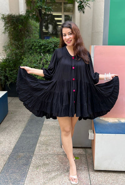 Belly Flare Dress