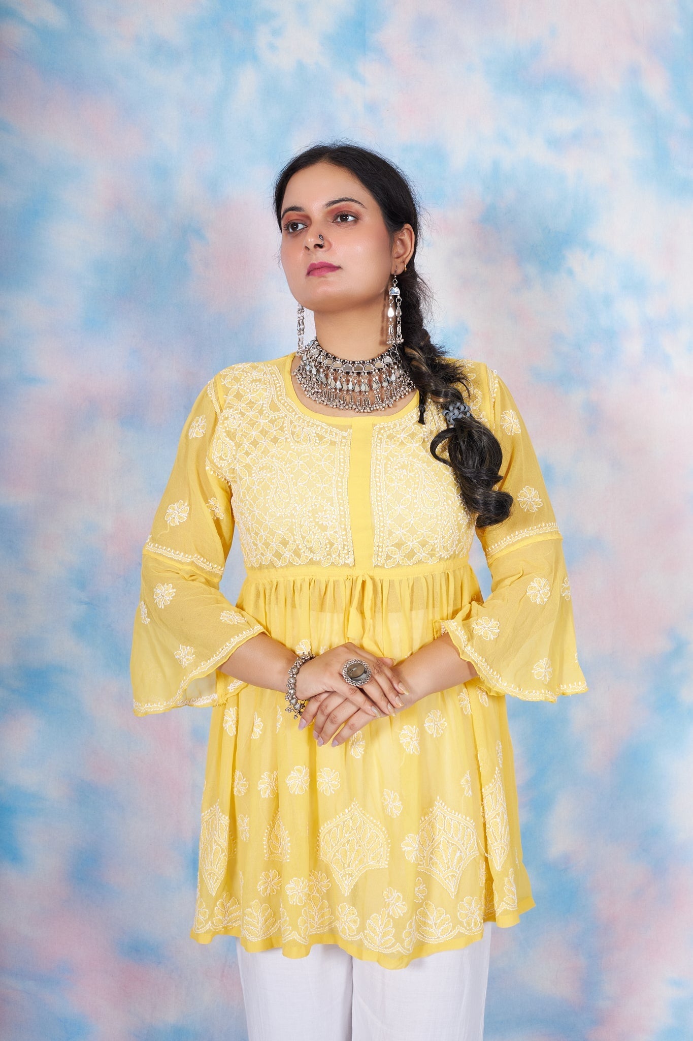 Anam georgette tunic RangrezEthnic 