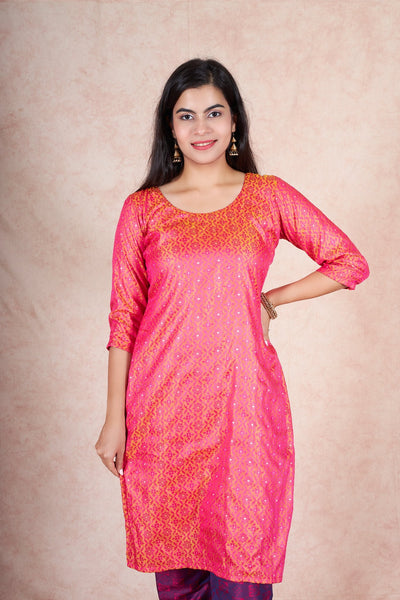 Ruhi banarsi silk kurta RangrezEthnic 