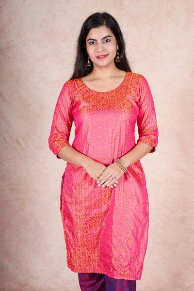 Ruhi banarsi silk kurta RangrezEthnic 