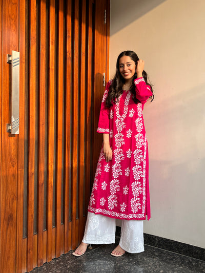 Nishtha Seth in Noor rayon designer kurta RangrezaEthnic 