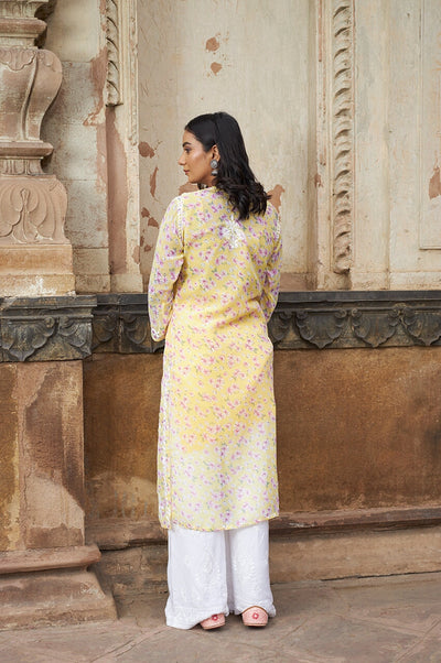 Eliza georgette kurta with inner (Set of 2) RangrezaEthnic 