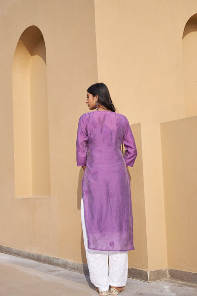 Nusrat chanderi kurta RangrezEthnic 