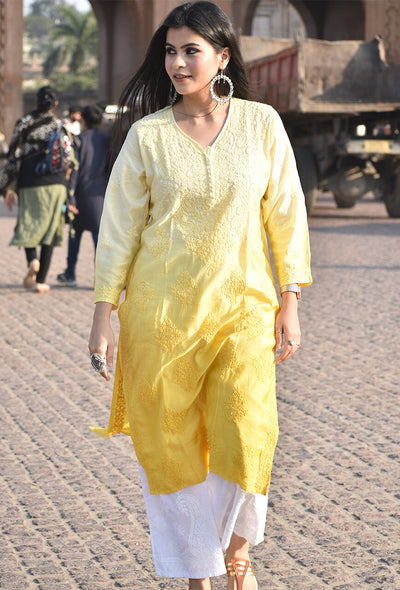 Nusrat chanderi kurta RangrezEthnic 